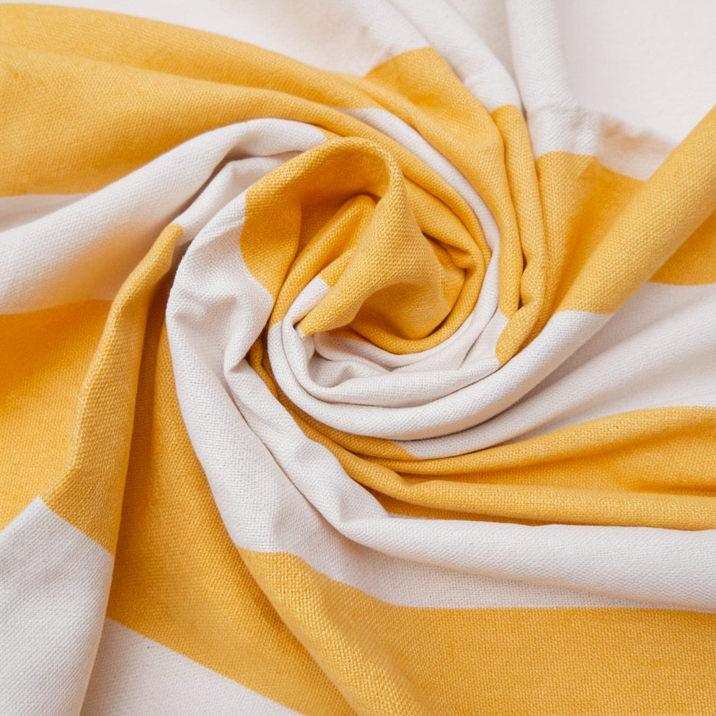 Fouta Telo Mare in Cotone Riciclato | Giallo